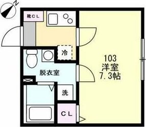 （仮称）昭和新築アパートの物件間取画像